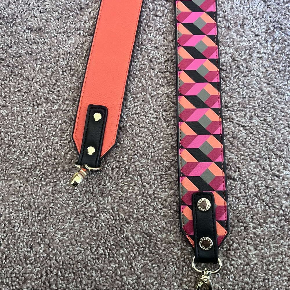 Steve Madden Pink and Orange Geometric Strap